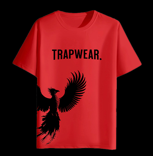 Trapwear “Rebirth” Graphic Tee – Red Edition